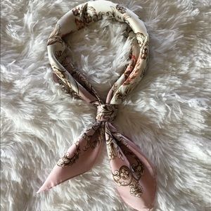 SOFT LARGE SILKY SQUARE SCARF FOR BAG HEAD NECK